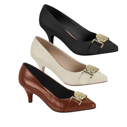 Imagem de Sapato Scarpin Feminino Fivela Beira Rio Original 40761321