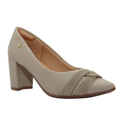 Imagem de Sapato Scarpin Feminino Salto Bloco Bico Fino Topstart Ref:1478-041