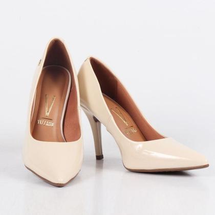 Imagem de Sapato Scarpin Feminino Vizzano Salto Alto Bico Fino Social Conforto