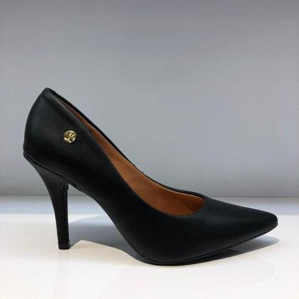Imagem de Sapato Scarpin Feminino Vizzano Salto Alto Bico Fino Social Conforto