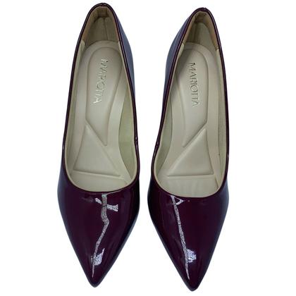 Imagem de Sapato Scarpin Mariotta Verniz Elegante Chique Casual - 41896