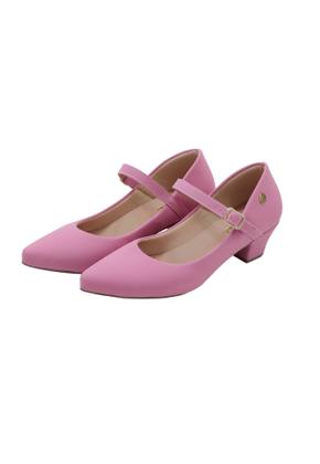 Imagem de Sapato Scarpin Salto Baixo Grosso Estilo Boneca 36.003