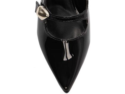 Imagem de Sapato Scarpin Salto Médio Alto Bico Fino Feminino 6cm