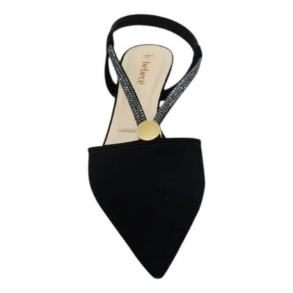 Imagem de Sapato Scarpin Slingback Salto Medio Elegante Bebecê T3814-334