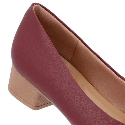 Imagem de Sapato Scarpin Usaflex Salto Baixo  Conforto e Sofisticação