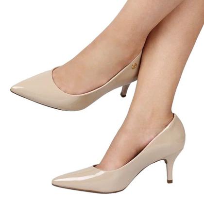 Imagem de Sapato Scarpin Vizzano Bico Fino Salto Baixo Feminino