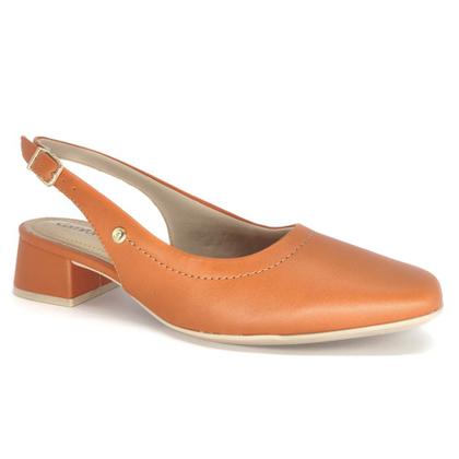 Imagem de Sapato Slingback Salto Grosso Baixo Comfortflex 24-95421
