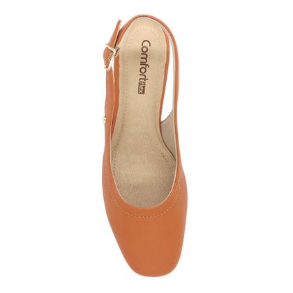 Imagem de Sapato Slingback Salto Grosso Baixo Comfortflex 24-95421