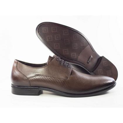 Imagem de Sapato Social Autem Originals Tramado com Cadarço Bico Redondo e Sola Borracha