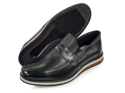 Imagem de Sapato Social Br2 Casual Loafer Masculino Em Couro Legítimo