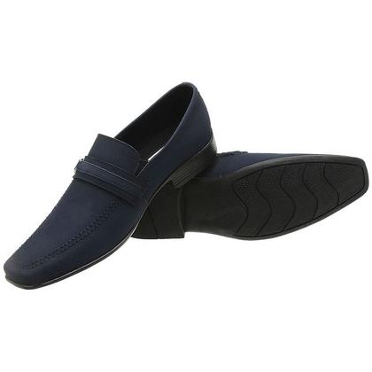 Imagem de Sapato Social Casual Masculino Bico Quadrado Loafer Sport Fino 1103