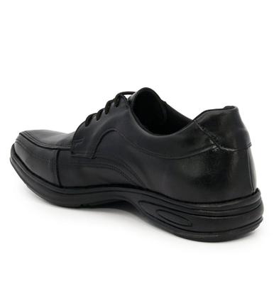 Imagem de Sapato Social Casual Masculino Confortável Couro Palmilha Gel Envio Imediato