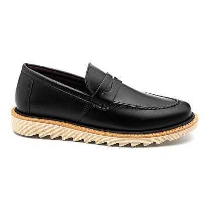 Imagem de Sapato Social Casual Oxford Masculino Tratorado Derby Estilo Italiano Loafer