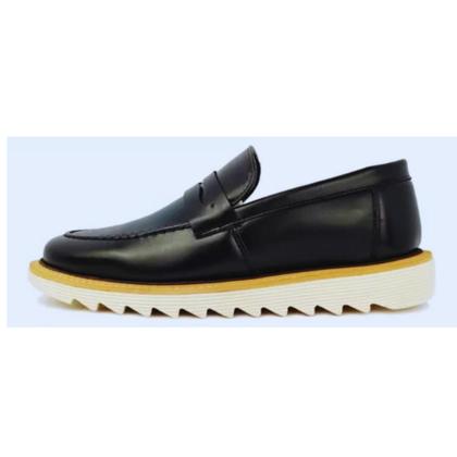 Imagem de Sapato Social Casual Oxford Masculino Tratorado Derby  Estilo Italiano Loafer