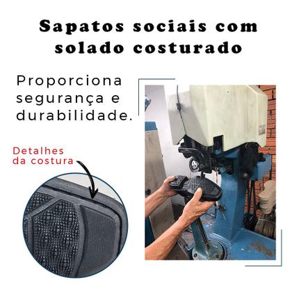 Imagem de Sapato Social com Carteira De Couro e Cinto La Faire - Preto