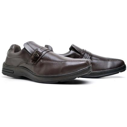 Imagem de Sapato Social Conforto Masculino Fivela Confortavel + Cinto (Cft25170)