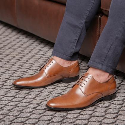Imagem de Sapato Social Couro Whisky 32207