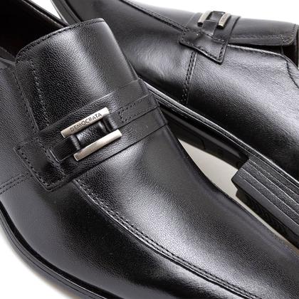 Imagem de Sapato Social Democrata Metropolitan Prime Preto Elástico