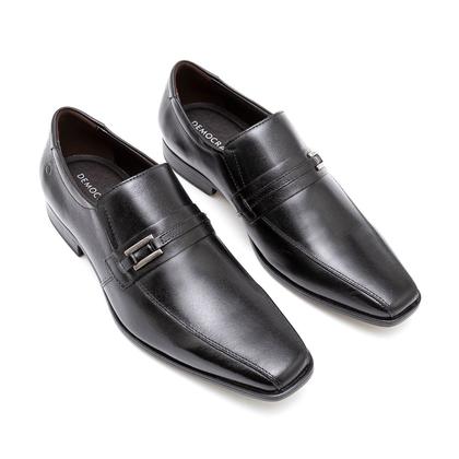 Imagem de Sapato Social Democrata Metropolitan Prime Preto Elástico