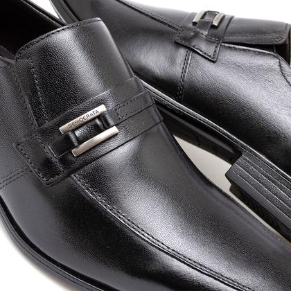 Imagem de Sapato Social Democrata Metropolitan Prime Preto Elástico