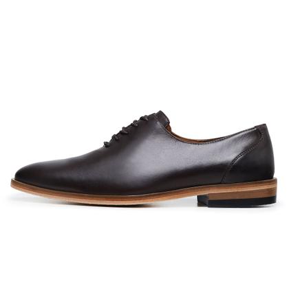 Imagem de Sapato Social em Couro Ec Shoes com Sola Borracha Confortável e Cadarço