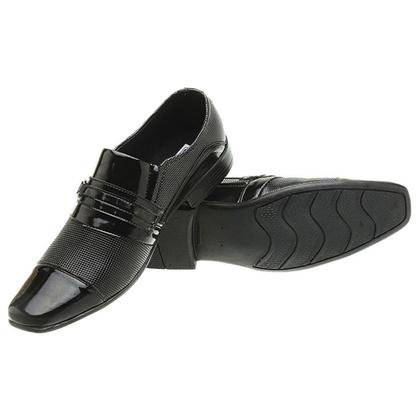 Imagem de Sapato Social Formal para Negócios Envernizado Slip On San Lorenzo 1021