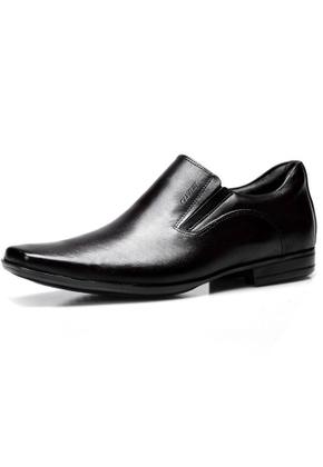 Imagem de Sapato Social Masculino Calvest em Couro Preto Tradicional 2305B461 - 40