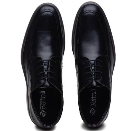 Imagem de Sapato Social Masculino Casual Com Cadarço Sola Marrom (Ref:G45004)