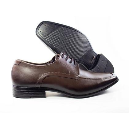 Imagem de Sapato Social Masculino Couro Derby Clássico Conforto