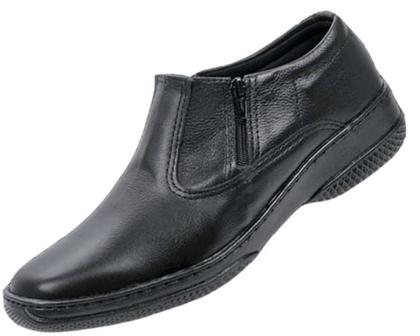 Imagem de Sapato Social Masculino Couro Estilo Meia Bota Com Ziper Otimo Ref 5020 Otima Igreja Crente Evangeli