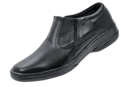 Imagem de Sapato Social Masculino Couro Estilo Meia Bota Com Ziper Otimo Ref 5020 Otima Igreja Crente Evangeli