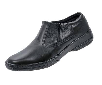 Imagem de Sapato Social Masculino Couro Estilo Meia Bota Com Ziper Otimo Ref 5020 Otima Igreja Crente Evangeli