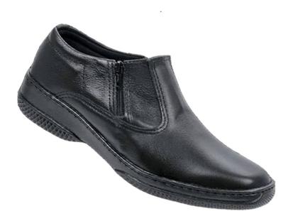 Imagem de Sapato Social Masculino Couro Estilo Meia Bota Com Ziper Otimo Ref 5020 Otima Igreja Crente Evangeli