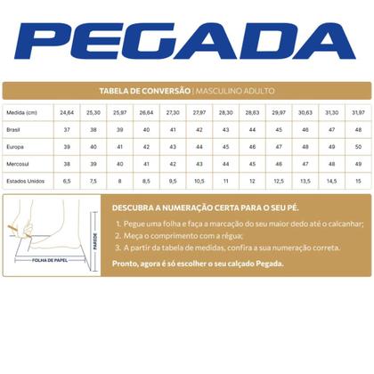 Imagem de Sapato Social Masculino De Couro Super Comfort Pegada 126507 Cor:PretoTamanho:42