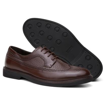 Imagem de Sapato Social Masculino Derby Brogue Inglaterra Couro