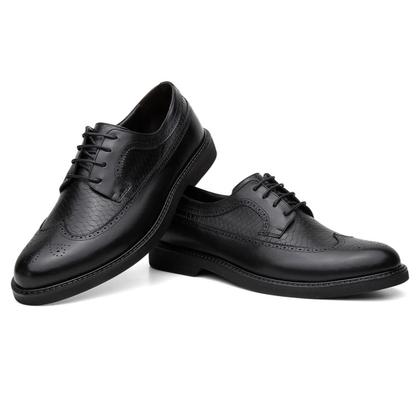 Imagem de Sapato Social Masculino Derby Brogue Inglaterra Couro