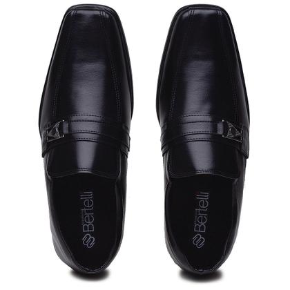 Imagem de Sapato Social Masculino Elástico Conforto Estilo Premium Cor Preto