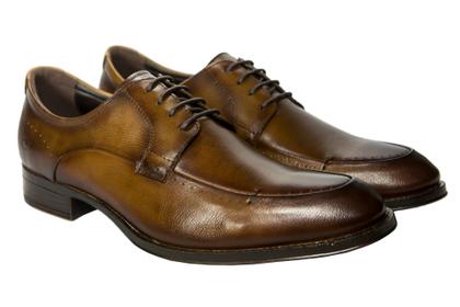 Imagem de Sapato Social Masculino em Couro Confort Tan - Cód: 316101-002