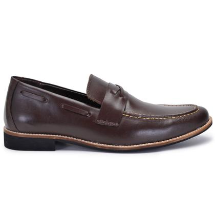 Imagem de Sapato Social Masculino loafer Couro Marrom exclusivo