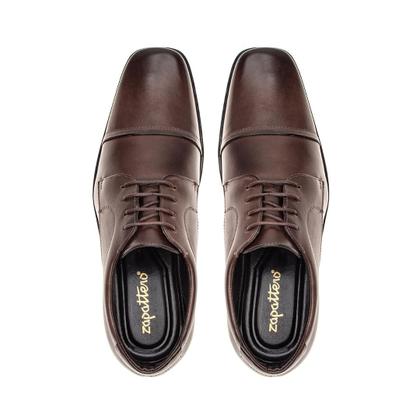 Imagem de Sapato Social Masculino Office Premium 7551 Dark Brown