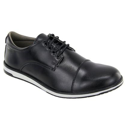 Imagem de Sapato Social Masculino Oxford Cap Toe Italiano Elegante Macio Confortável Trabalho Eventos