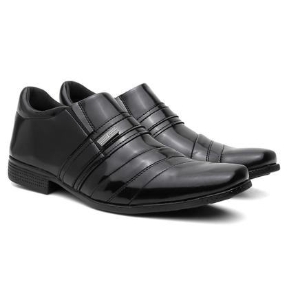 Imagem de Sapato Social Masculino Preto Casual Brilho Básico