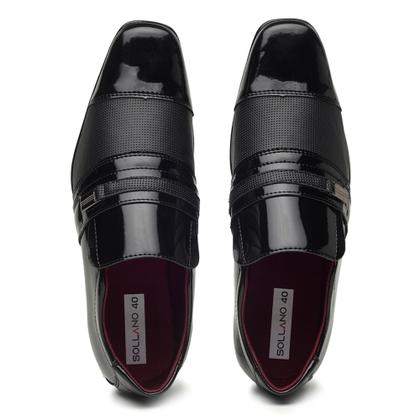 Imagem de Sapato Social masculino preto estilo italiano numeração 37 ao 44 ref 109