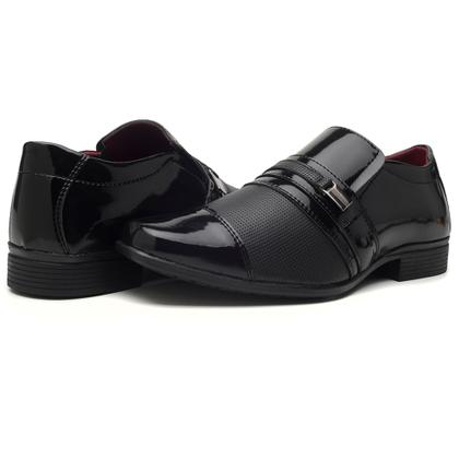 Imagem de Sapato Social masculino preto estilo italiano numeração 37 ao 44 ref 109