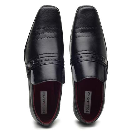 Imagem de Sapato Social masculino preto estilo italiano numeração 37 ao 44 ref 112