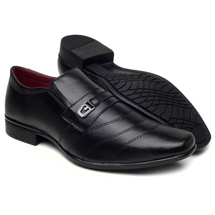 Imagem de Sapato Social masculino preto estilo italiano numeração 37 ao 44 ref 114