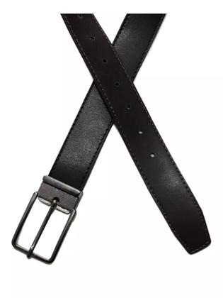 Imagem de Sapato social masculino preto modelo de amarrar + cinto social preto