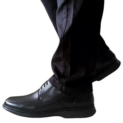 Imagem de Sapato Social Masculino Savelli Tradicional Em Couro Com Cadarço Clássico Trabalho Conforto Igreja