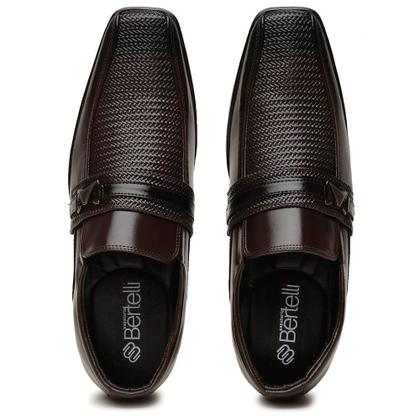 Imagem de Sapato Social Masculino Textura Elástico Macio Confortável