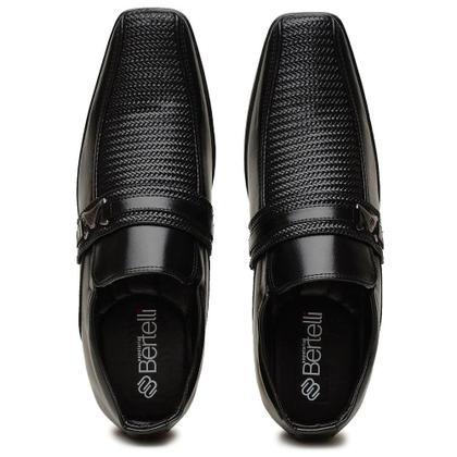 Imagem de Sapato Social Masculino Textura Elástico Macio Confortável